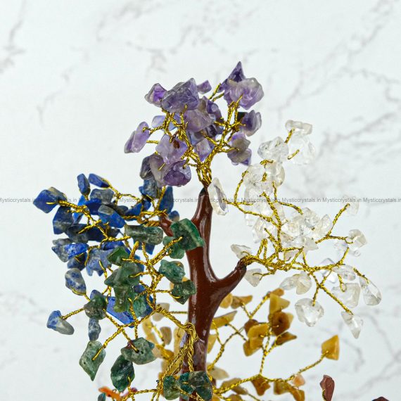Seven Chakra Crystal Tree