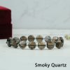 Exclusive Circular Faceted Flat bead Smoky Quartz Bracelet - Image 2