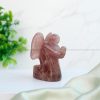 Strawberry Quartz Crystal Praying Angel