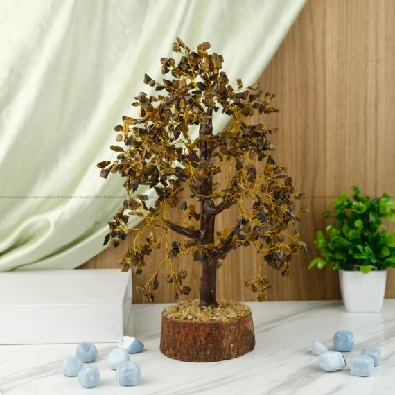 Tiger Eye Crystal Tree