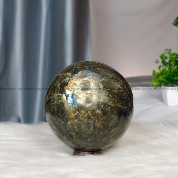 Labradorite Crystal Sphere