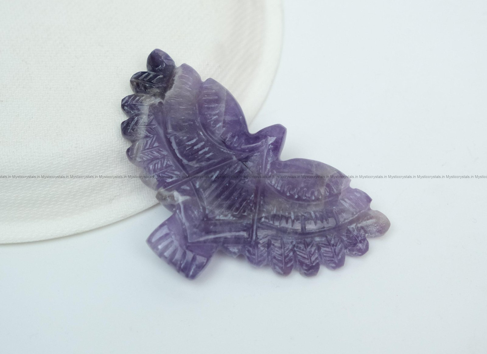 Amethyst Flying Eagle Carving