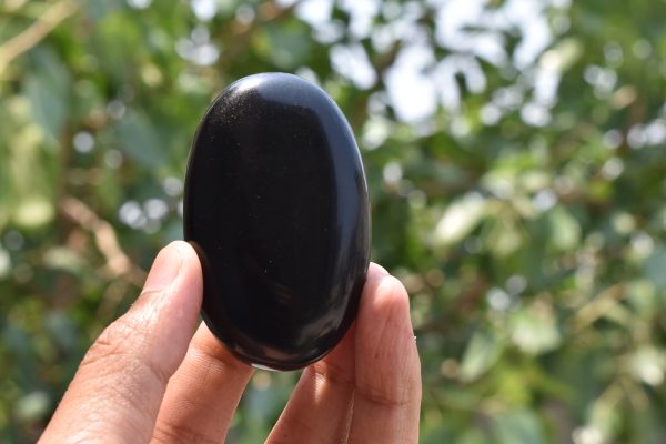 Black Tourmaline Palm Stone