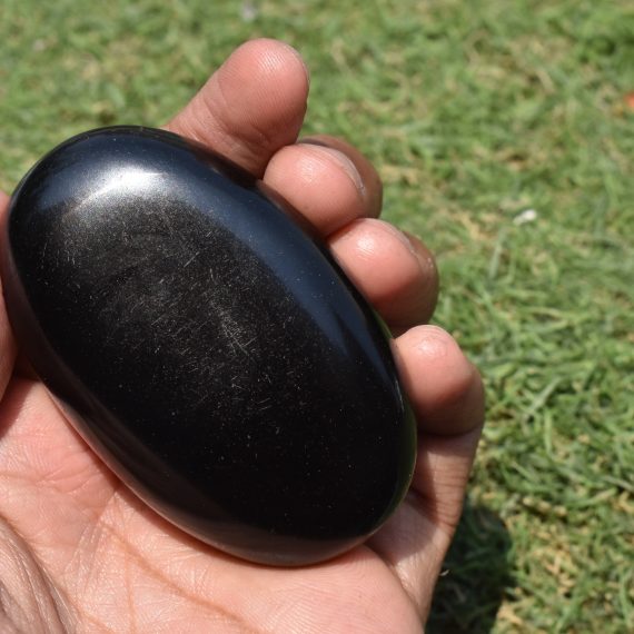 Black Tourmaline Palm Stone