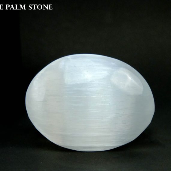 Selenite Palm Stone