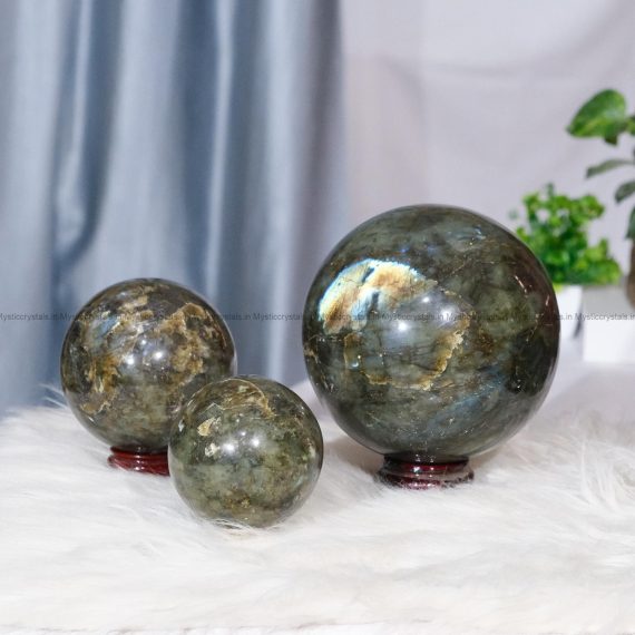 Labradorite Crystal Sphere