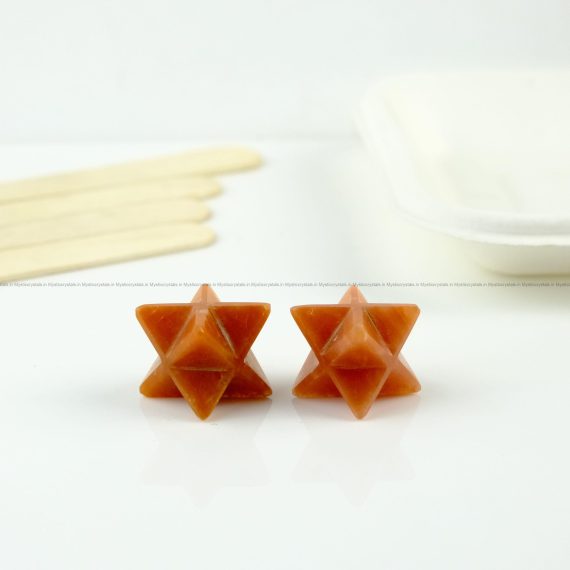 Natural Red Aventurine Merkaba