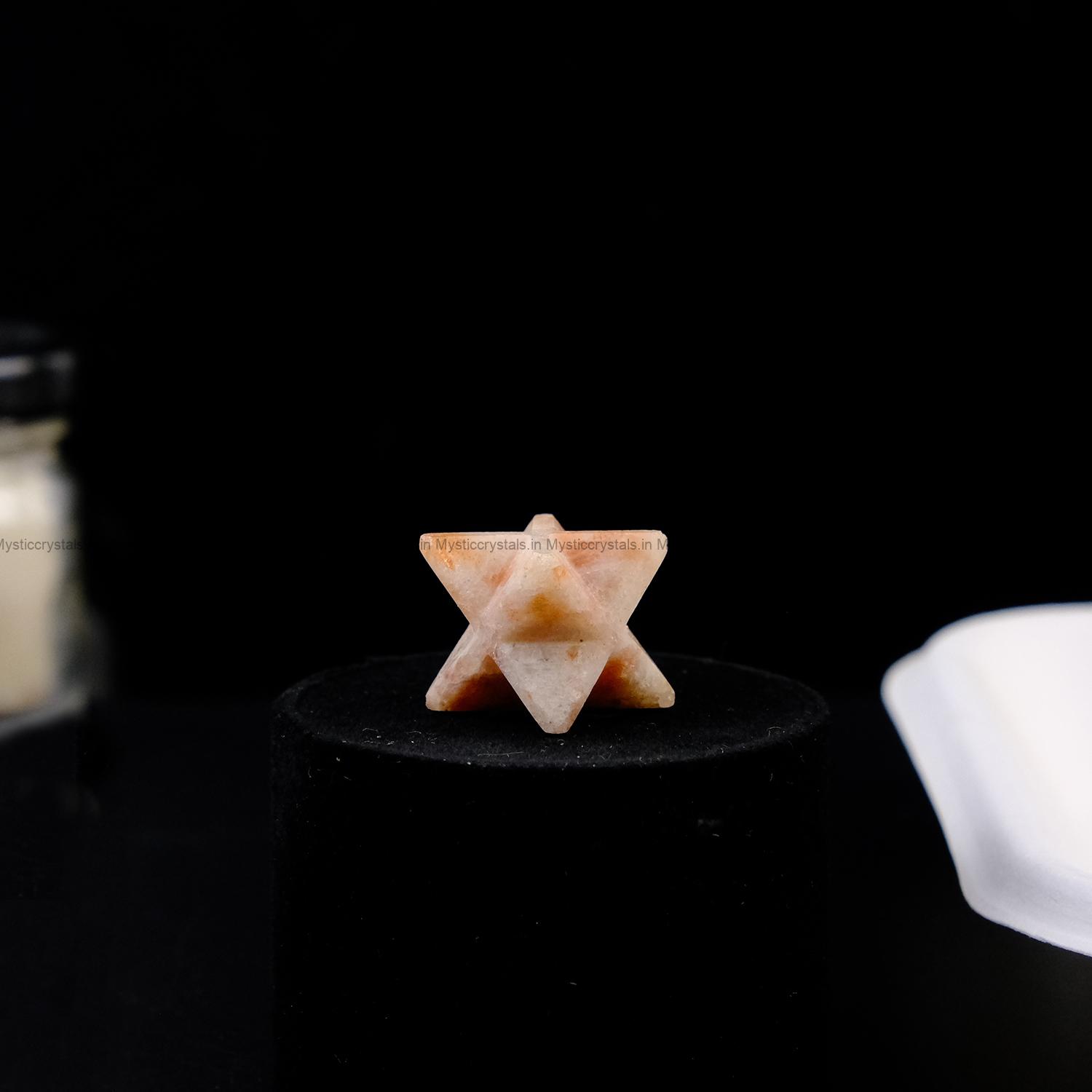 Natural Sunstone Merkaba