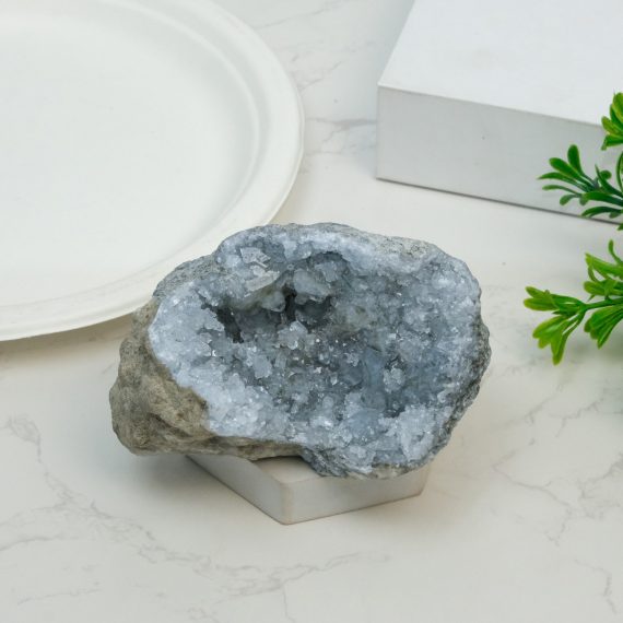 Natural Blue Celestite Raw Crystal
