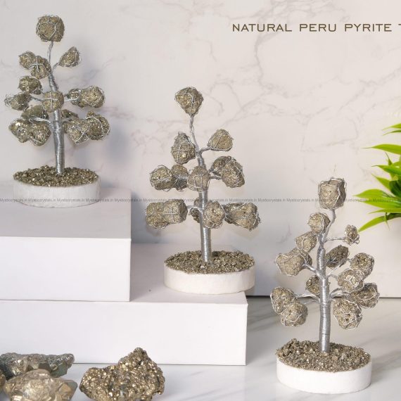 Natural Peru Pyrite Crystal Tree