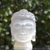 Selenite Buddha Head