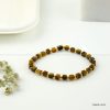 tiger eye Cubical Bead Crystal Bracelet