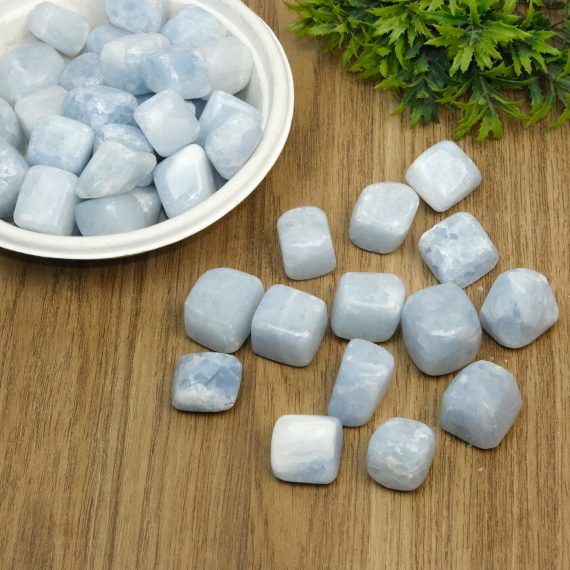 Natural Blue Calcite Tumble