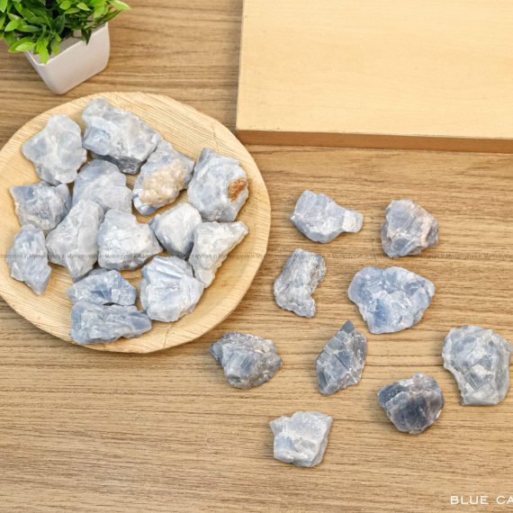 Natural Blue Calcite Raw Crystal