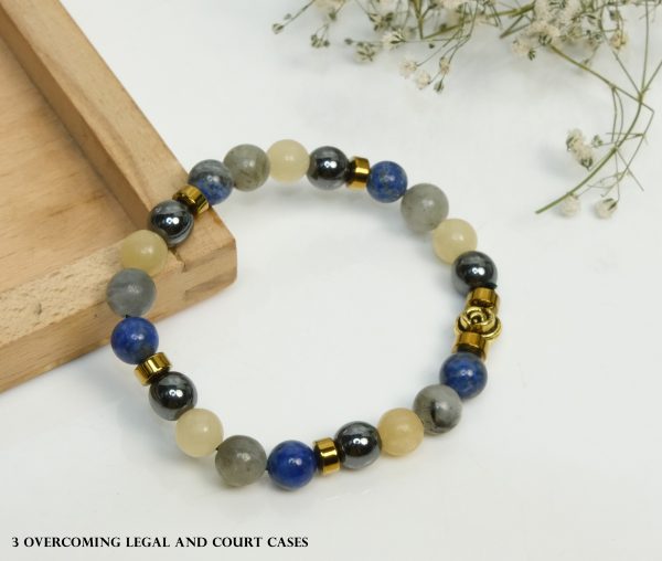 Crystal Bracelet for Overcoming Legal & Court Cases