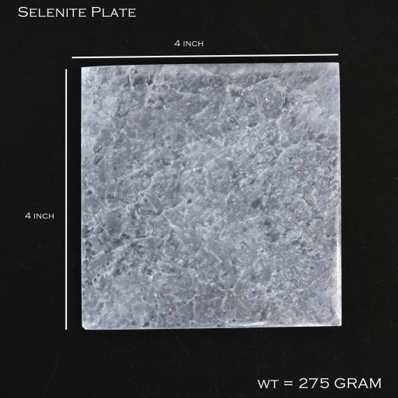 Selenite Reharging Square Plate