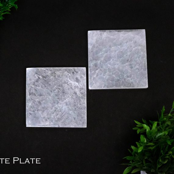 Selenite Reharging Square Plate