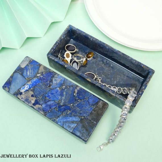 Lapis Lazuli Crystal Jewellery Box
