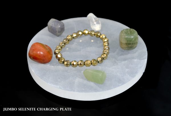 Selenite Crystal Charging Circular Plate (Big)