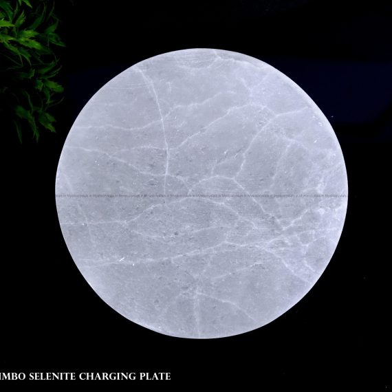 Selenite Crystal Charging Circular Plate (Big)
