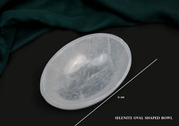 Selenite Crystal Bowl Oval Shape
