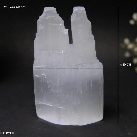 Selenite Twin Tower