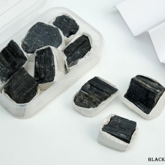 Natural Black Tourmaline Raw Crystal