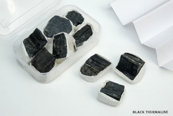 Natural Black Tourmaline Raw Crystal