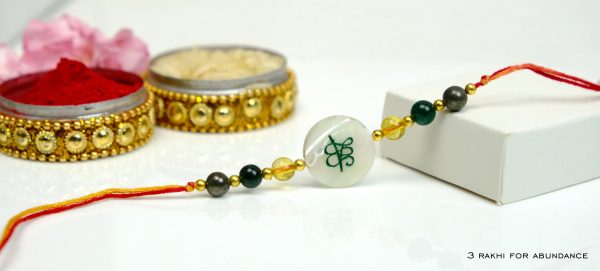 Crystal Rakhi for Abundance Prosperity & Wealth