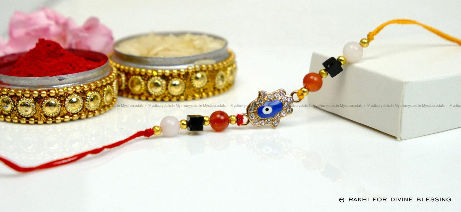 Crystal Rakhi for Divine Blessing