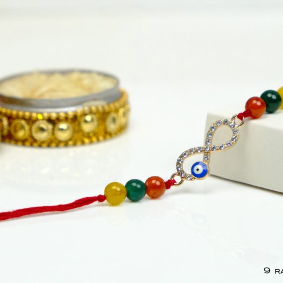 Crystal Rakhi for Infinity Bonding