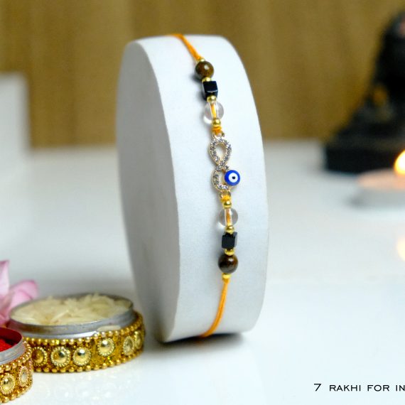 Crystal Rakhi for Infinity Protection