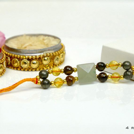 Crystal Rakhi for Money Magnet