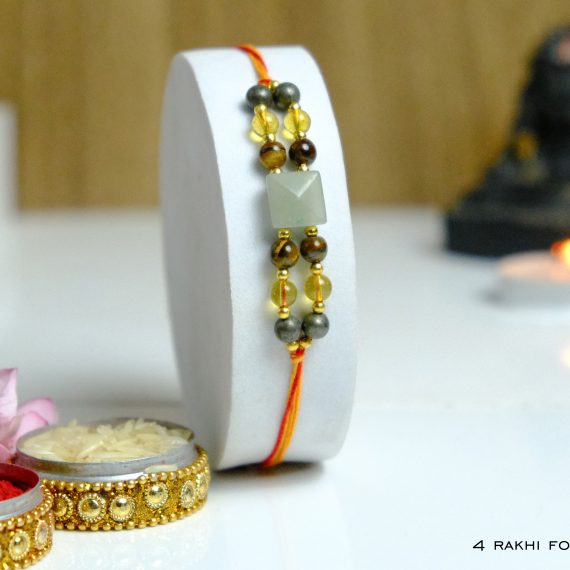 Crystal Rakhi for Money Magnet