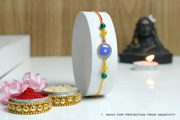 Crystal Rakhi for Protection from Negativity