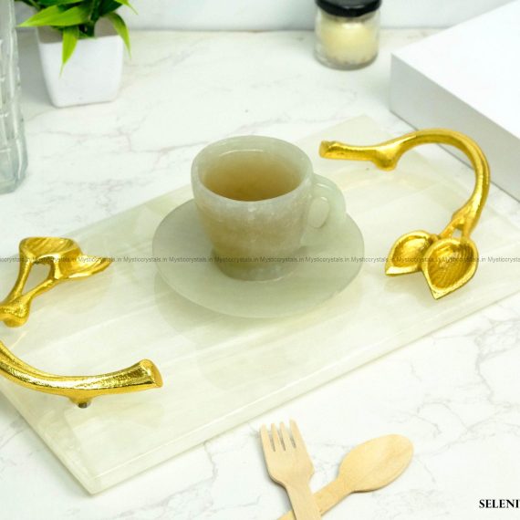 Selenite Serving tray