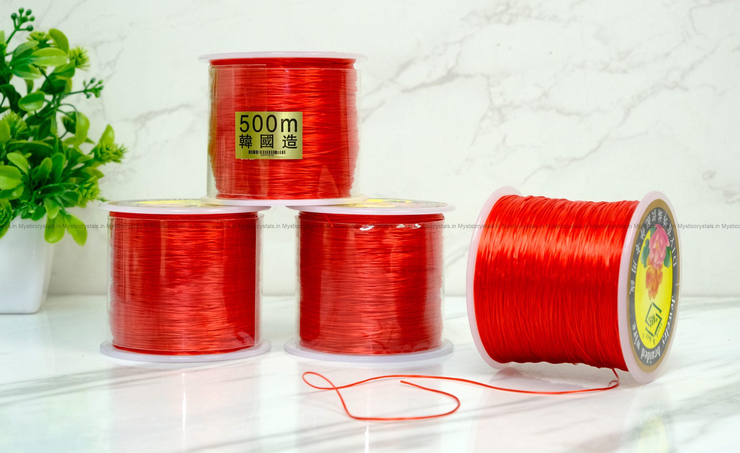 Stretchable Elastic Thread 0.8 mm for Bracelet, Necklace and Jewelry Making 500 Meters