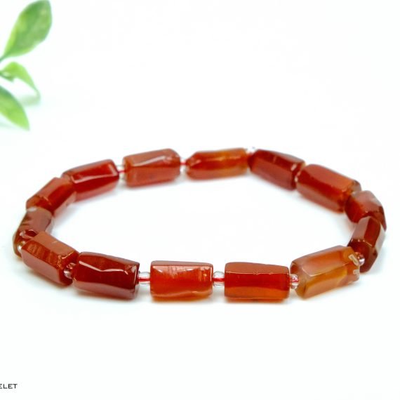Carnelian Pipe Shape Bracelet