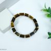 Tiger Eye Pipe Shape Bracelet
