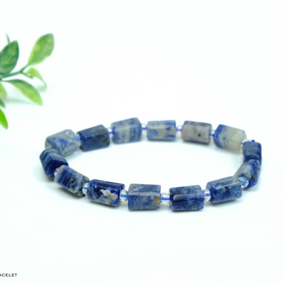 Sodalite Pipe Shape Bracelet