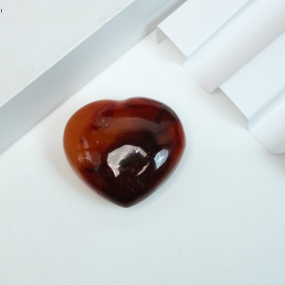 Natural Carnelian Crystal Heart