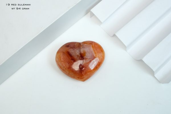 Natural Carnelian Crystal Heart