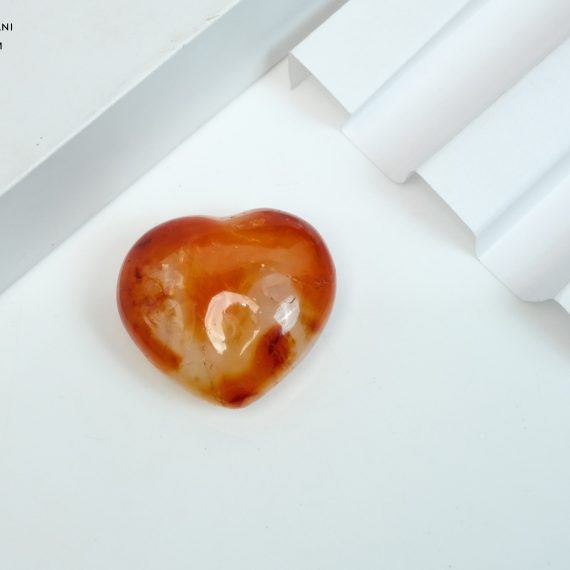 Natural Carnelian Crystal Heart