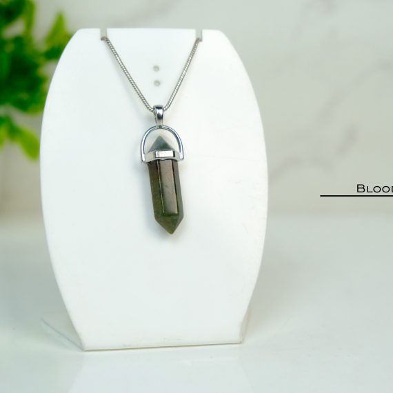 Bloodstone Pointer Pendant