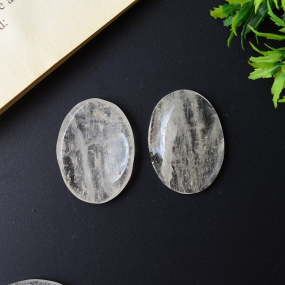Clear Quartz Worry Stone