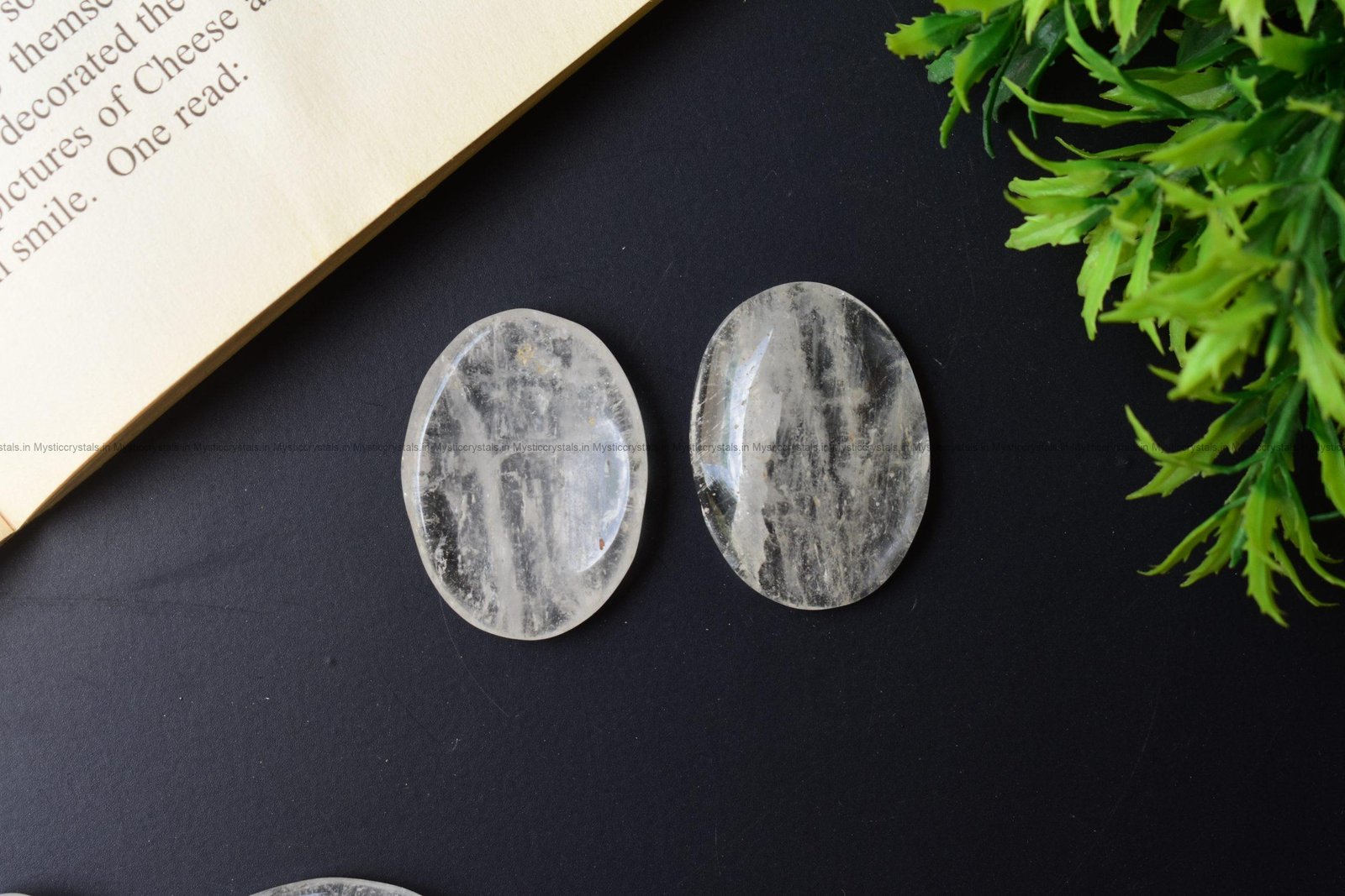 Clear Quartz Worry Stone