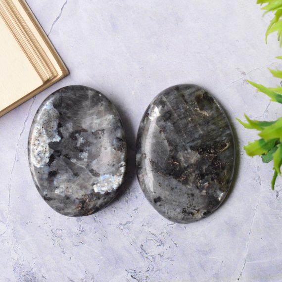Larvikite Worry Stone