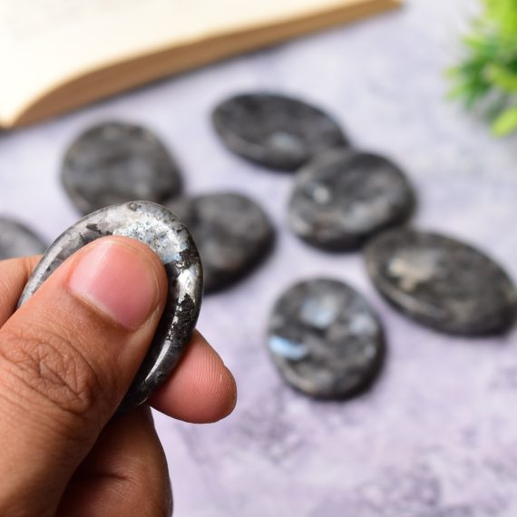 Larvikite Worry Stone