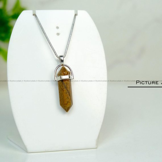 Picture Jasper Pointer Pendant