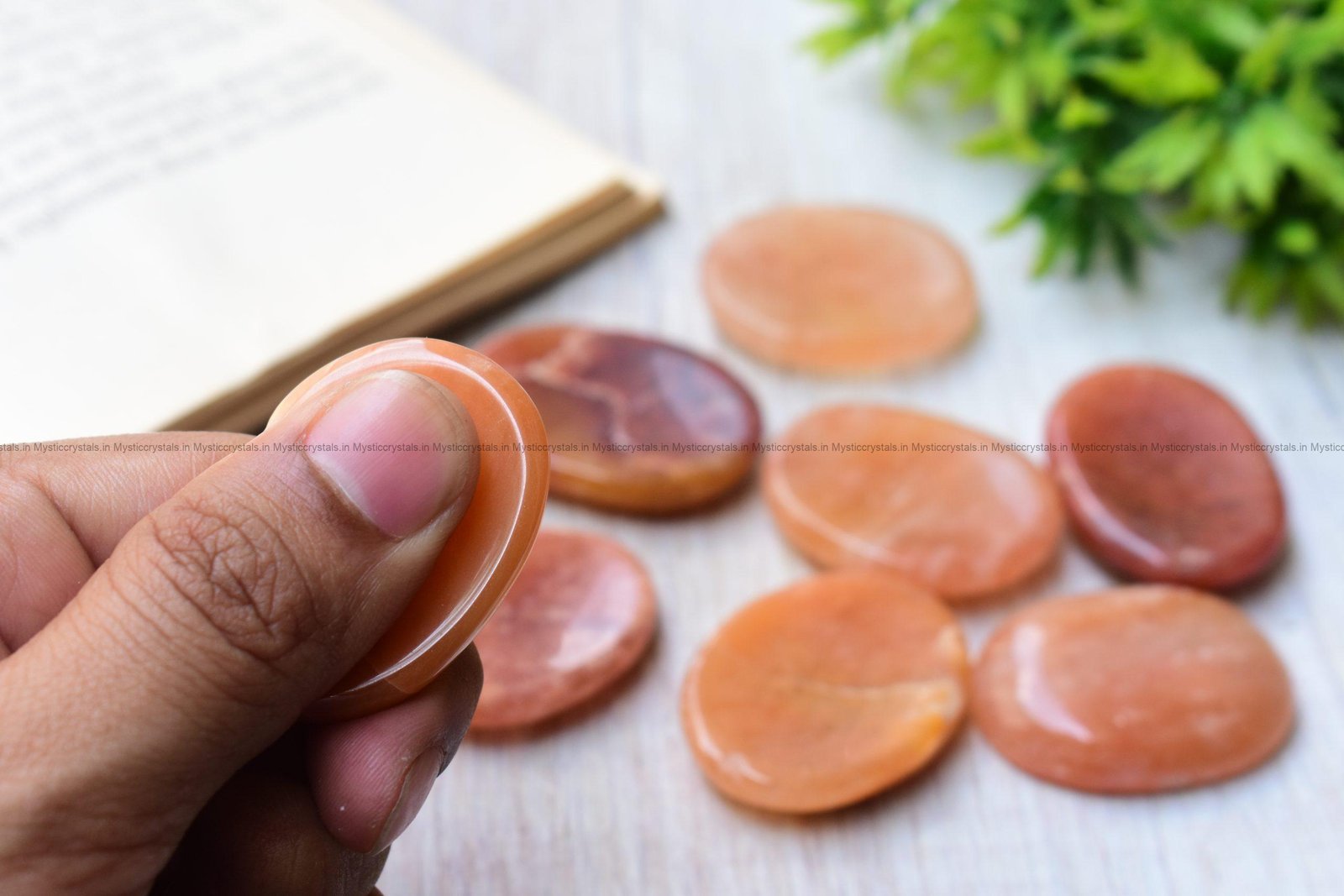 Red Aventurine Worry Stone
